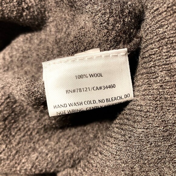 Eileen Fisher 100% Italian Wool Knit Tunic Sweater - Picture 4 of 12